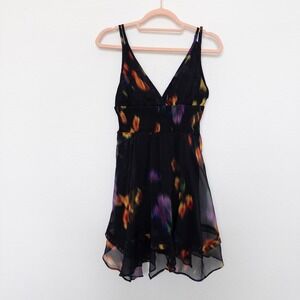 Y2K Urban Outfitters Womens Babydoll‎ Dress Size S Sheer Dark Fairy Whimsigoth